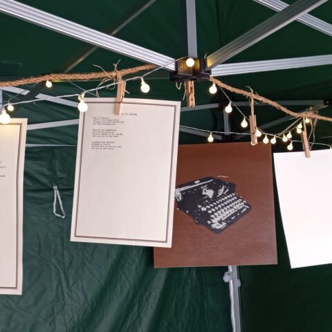 Poetry Shack at Out There Festival