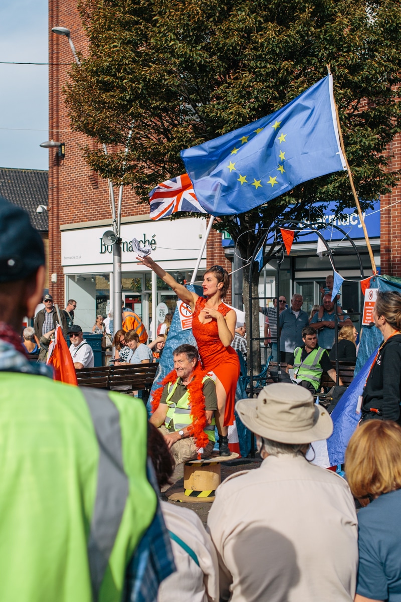 Spitz & Co performing at the Out There Festival