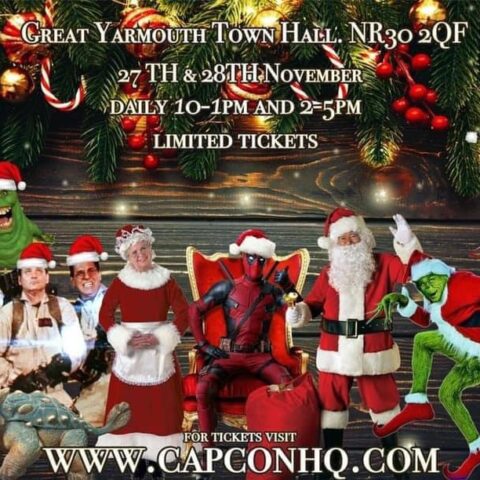Advertising poster for CapCon great yarmouth