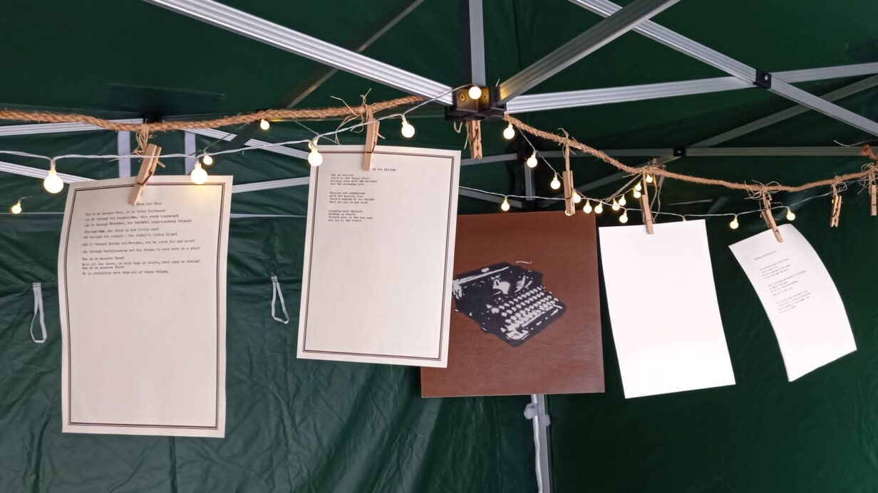 Poetry Shack at Out There Festival